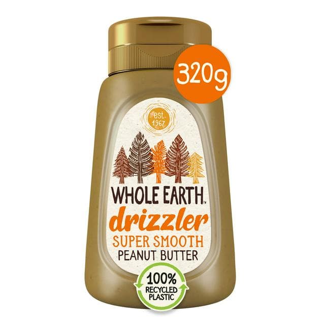 Whole Earth Drizzler Original Roasted Super Smooth Peanut Butter 320g - gallery image 1