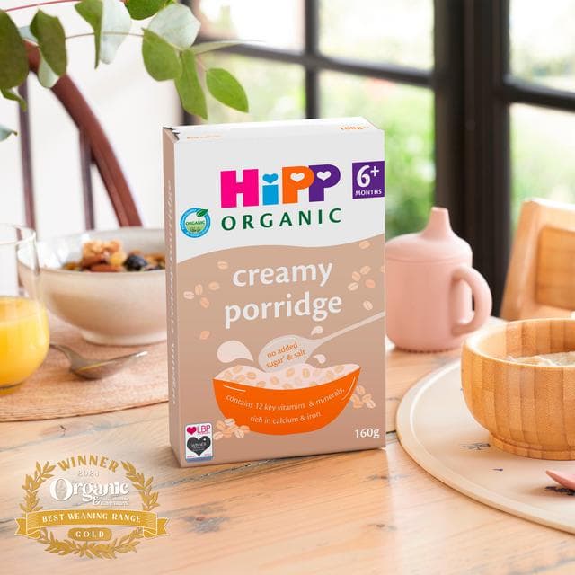 HiPP Organic Creamy Porridge 6+ Months 160g - gallery image 2