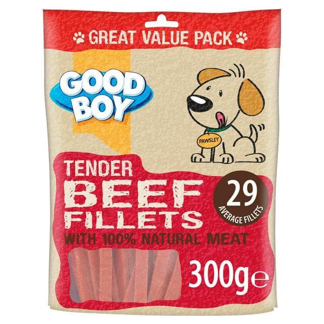 Good Boy Tender Beef Fillets 300g - gallery image 1
