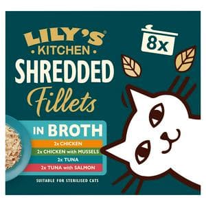 Lily's Kitchen Shredded Fillets Multipack Cat Food 8 x 70g
