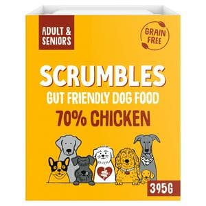Scrumbles Chicken Wet Dog Food Tray 395g