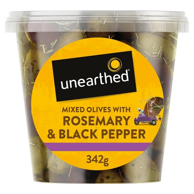 Unearthed Rosemary & Black Pepper Olives 342g - gallery image 1