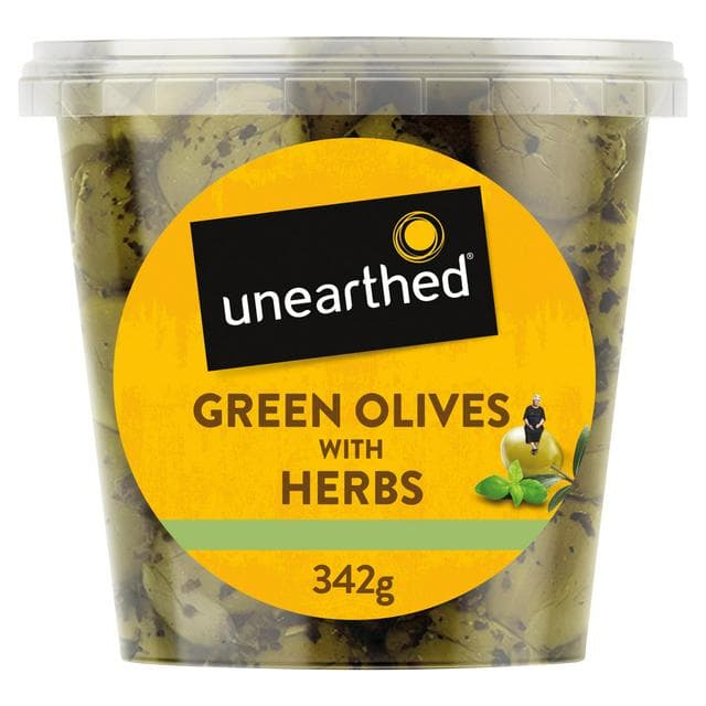 Unearthed Green Olives with Herbs 342g - gallery image 1