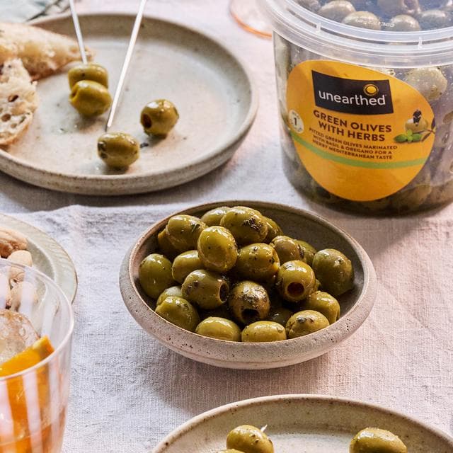 Unearthed Green Olives with Herbs 342g - gallery image 3