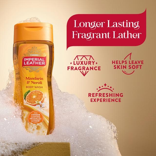 Imperial Leather 235ml Mandarin & Neroli Refreshing Body Wash - gallery image 2