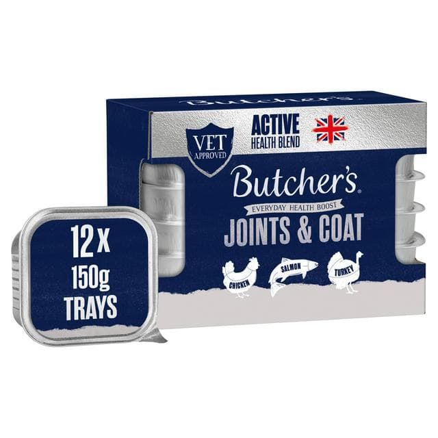 Butcher's Joints & Coat Wet Dog Food Trays 12x150g - gallery image 1
