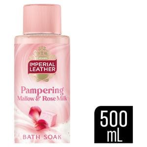 Imperial Leather Pampering Bath Soak Mallow & Rose Milk 500ml