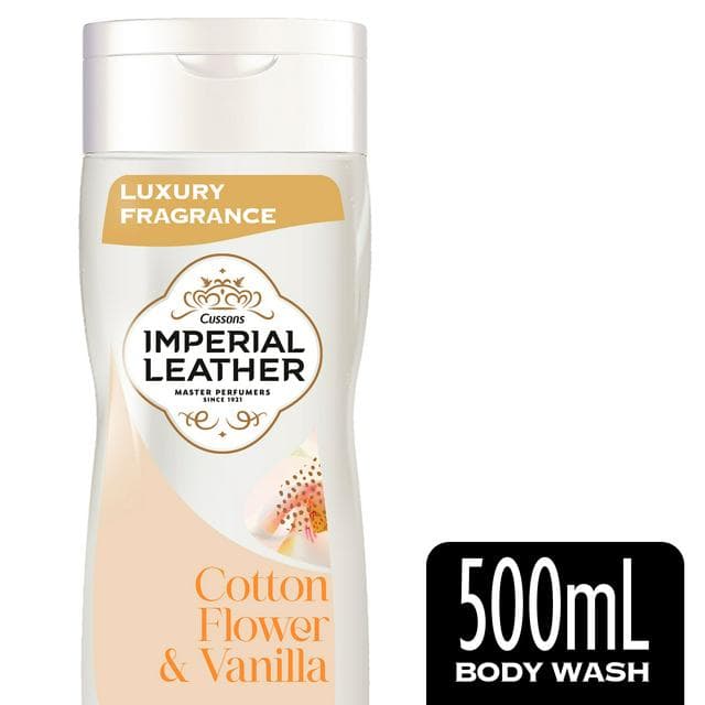 Imperial Leather 480ml Cotton Flower & Vanilla Orchid Body Wash - gallery image 1