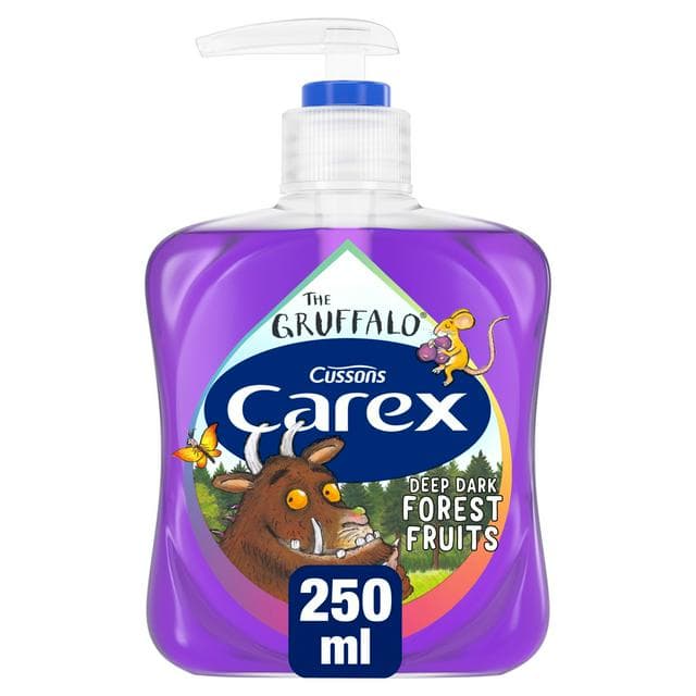 Carex 250ml Gruffalo Deep Dark Forest Fruits Antibacterial Hand Wash - gallery image 1