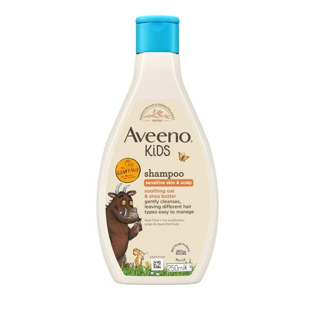 Aveeno Kids Shampoo with Soothing Oat & Shea Butter Developed For Your Little Superhero 250ml - gallery image 1