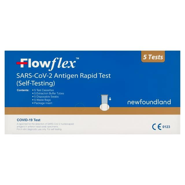 FlowFlex Covid-19 Rapid Tests x5 - gallery image 1