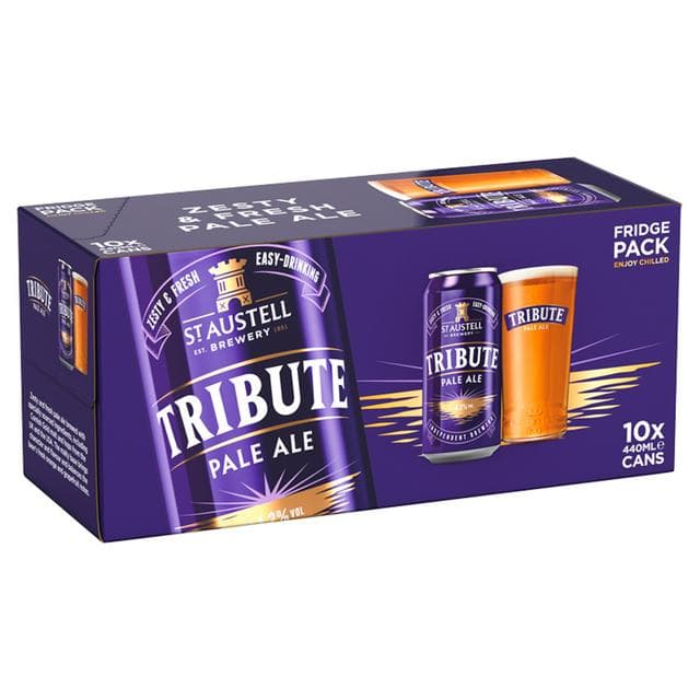 St Austell Brewery Tribute Pale Ale 10x440ml - gallery image 1