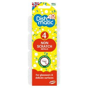 Dishmatic Non Scratch Refills x4