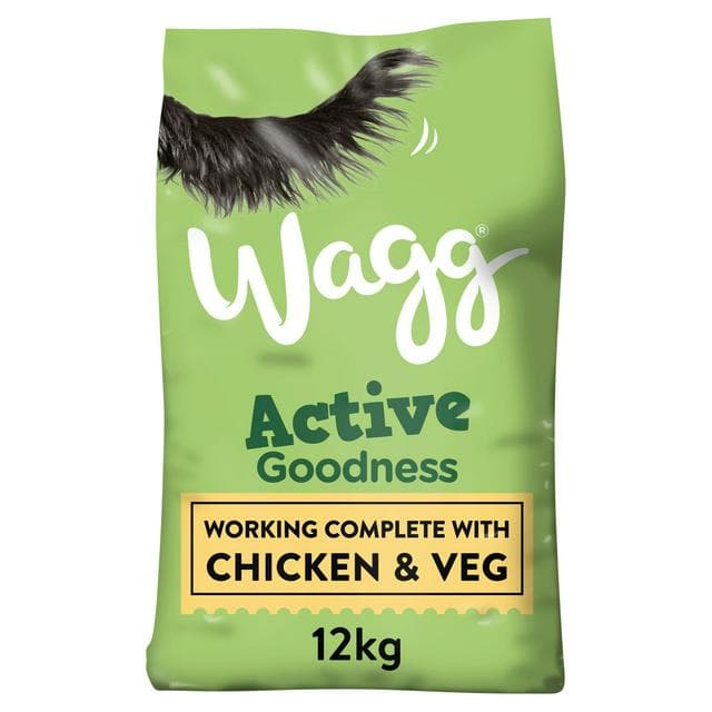 Wagg Active Goodness Rich in Chicken & Veg Dog Food 12kg - gallery image 1