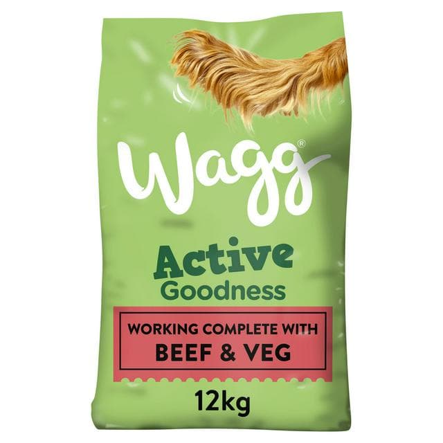 Wagg Active Goodness Complete Rich in Beef & Veg Dog Food 12kg - gallery image 1