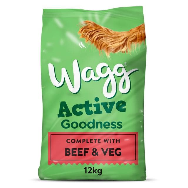 Wagg Active Goodness Complete Rich in Beef & Veg Dog Food 12kg - gallery image 2