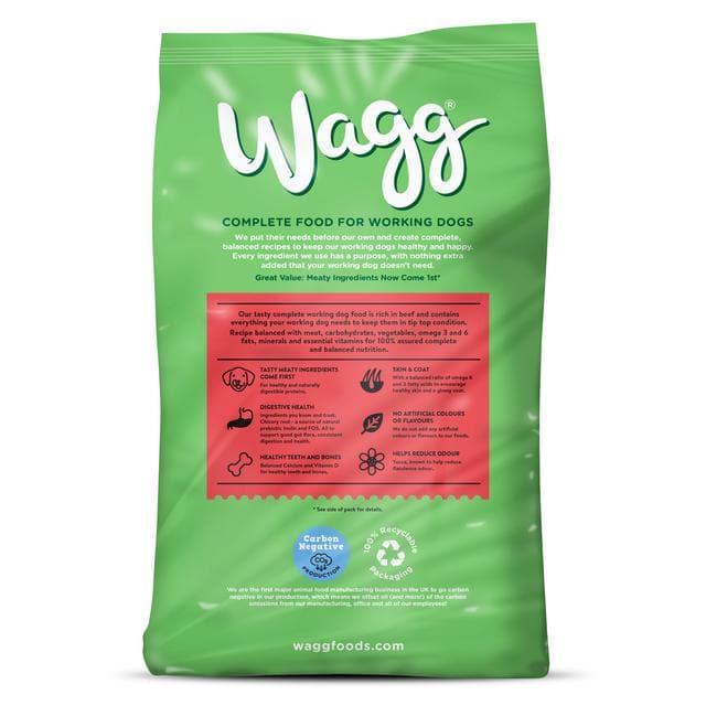 Wagg Active Goodness Complete Rich in Beef & Veg Dog Food 12kg - gallery image 3