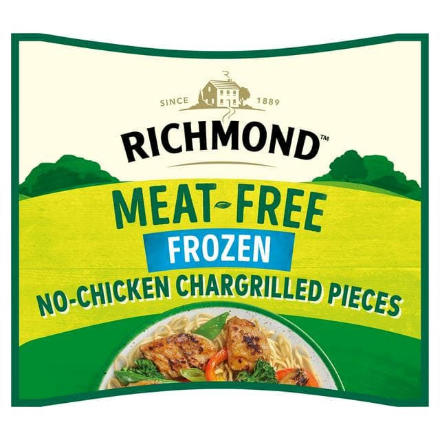 Richmond Vegan & Vegetarian Frozen Chargrilled No Chicken Pieces 220g - gallery image 1