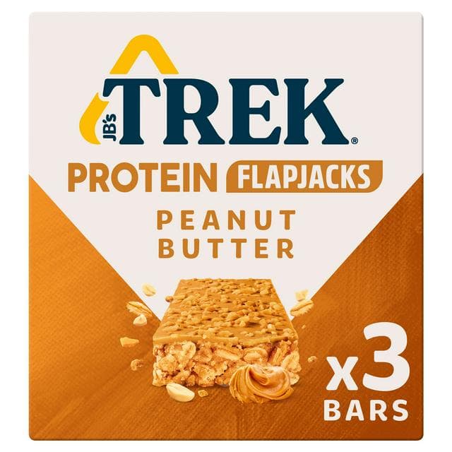 Trek Peanut Butter Protein Flapjack 3x50g - gallery image 1