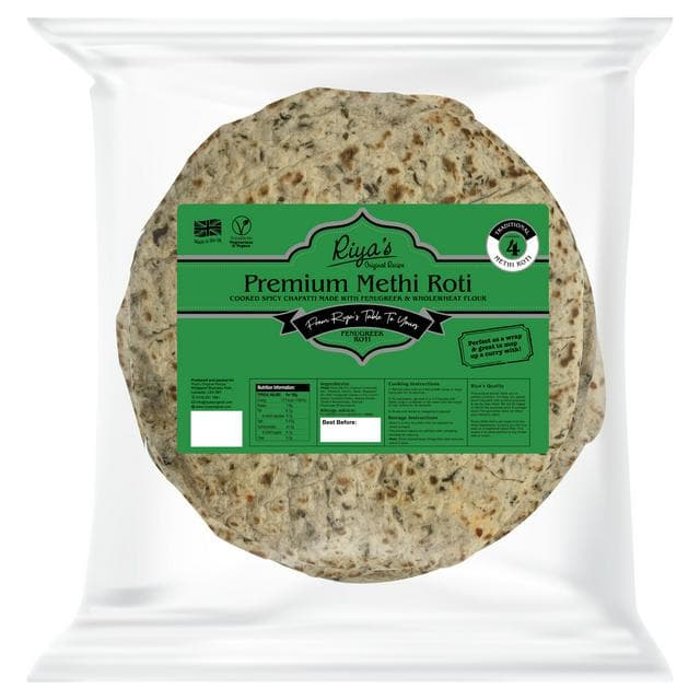 Riya's Original Recipe Premium Methi Roti x4 - gallery image 1