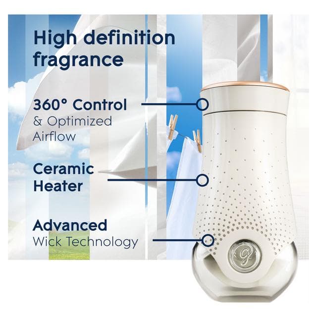 Glade Scented Oil Plug In Refill Air Freshener Clean Linen 20ml - gallery image 6