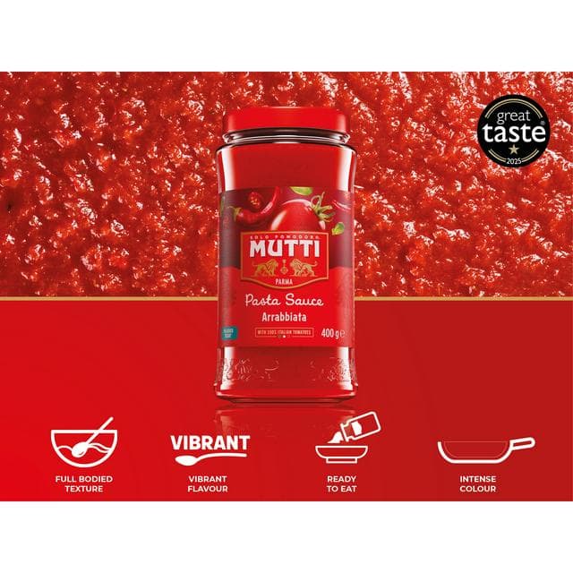 Mutti Tomato Pasta Sauce with Chilli 400g - gallery image 2