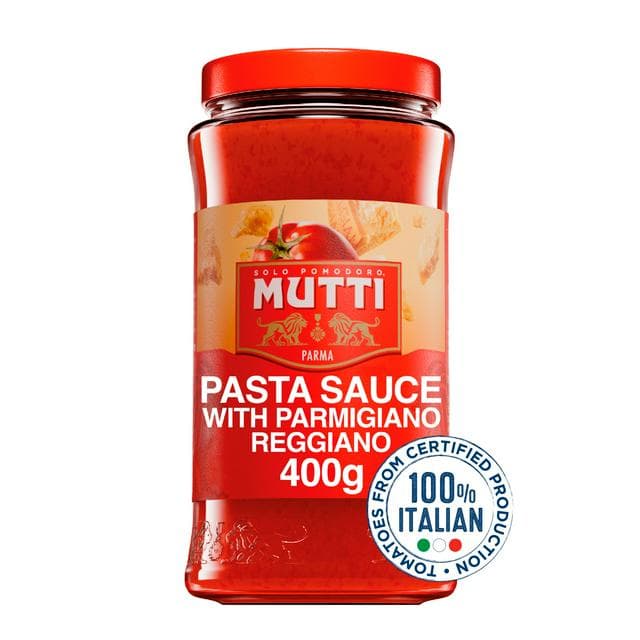 Mutti Tomato Pasta Sauce with Parmigiano Reggiano 400g - gallery image 1