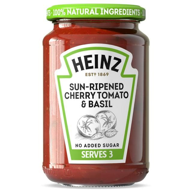 Heinz Sundried Cherry Tomato & Basil Pasta Sauce 350g - gallery image 1
