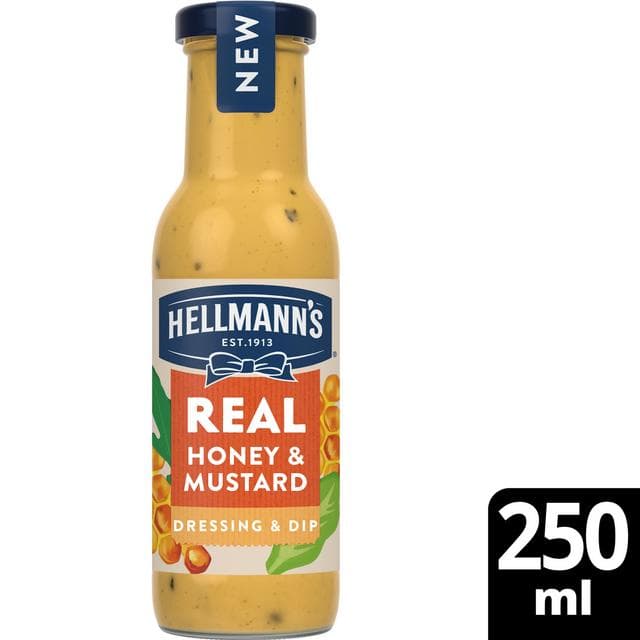 Hellmann's Real Honey & Mustard Salad Dressing & Dip 250ml - gallery image 2