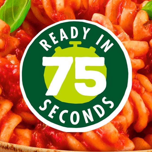 Dolmio Pronto 200g Tomato & Basil Sauce Microwave Fusilli Pasta Ready Meal - gallery image 3