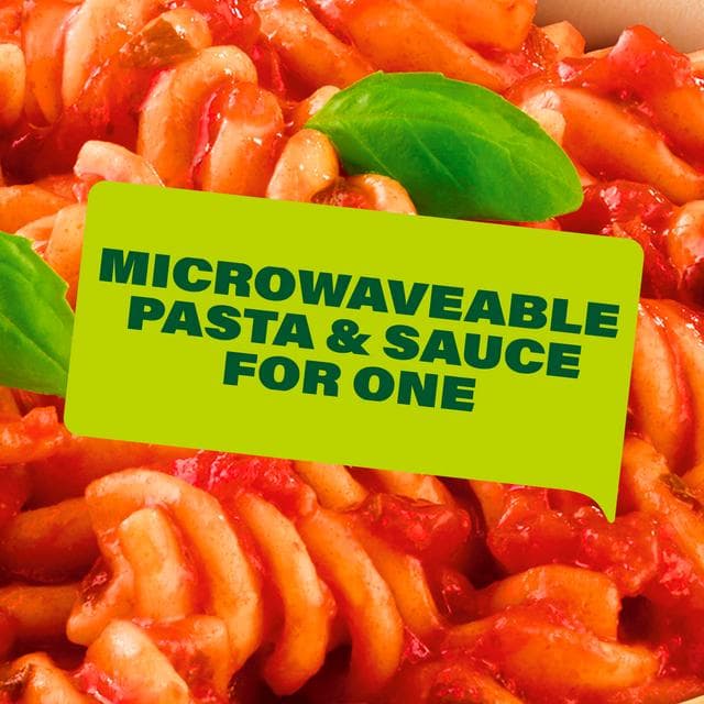 Dolmio Pronto 200g Tomato & Basil Sauce Microwave Fusilli Pasta Ready Meal - gallery image 5