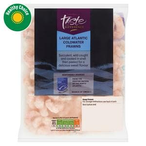 Sainsbury's 250g Large Atlantic Cold Water Prawns, Taste the Difference