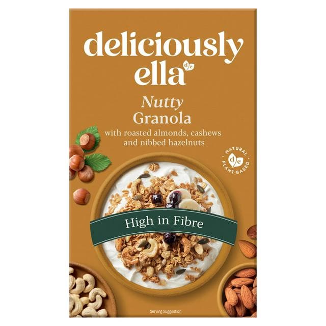 Deliciously Ella 380g Nutty Granola Breakfast Cereal - gallery image 1