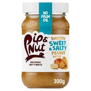 Pip & Nut Smooth Sweet Salty Peanut Butter 300g