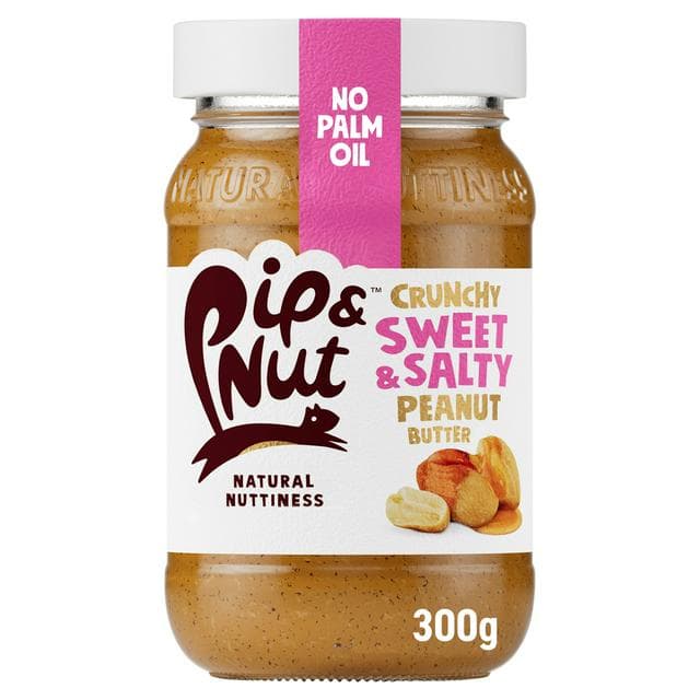 Pip & Nut Crunchy Sweet & Salty Peanut Butter 300g - gallery image 1