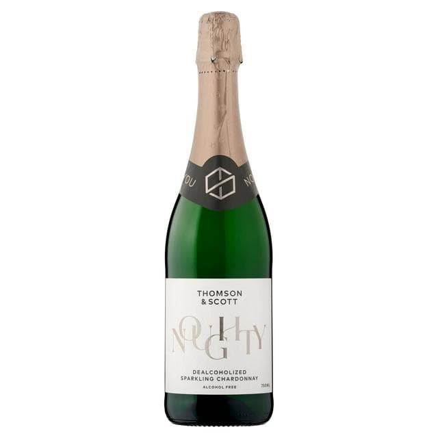 Thomson & Scott Noughty 0.0% Alcohol Free Sparkling Chardonnay Wine Based Drink 75cl - gallery image 1