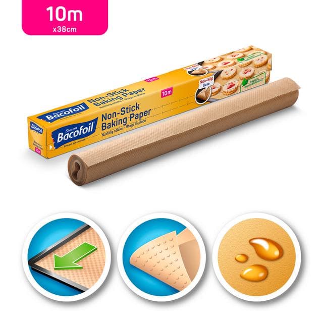 Bacofoil Non Stick Baking Paper 10mx38cm - gallery image 2
