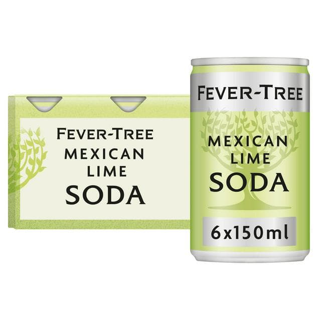 Fever-Tree Mexican Lime Soda 6x150ml - gallery image 1