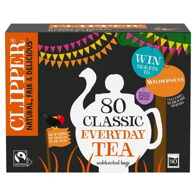 Clipper Fairtrade Everyday Tea Bags x80 23g - gallery image 1