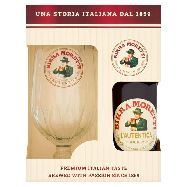 Birra Moretti Gift Set 330ml - gallery image 1