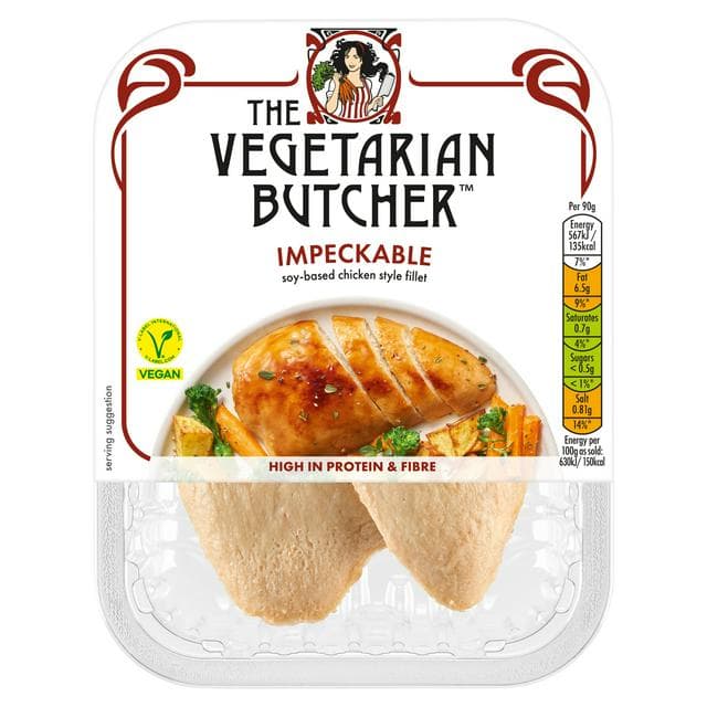 The Vegetarian Butcher Impeckable Vegan Chicken Fillet 180g - gallery image 1