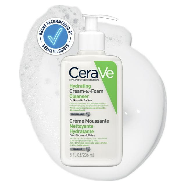 CeraVe Hydrating Cream to Foam Cleanser 236ml - gallery image 1