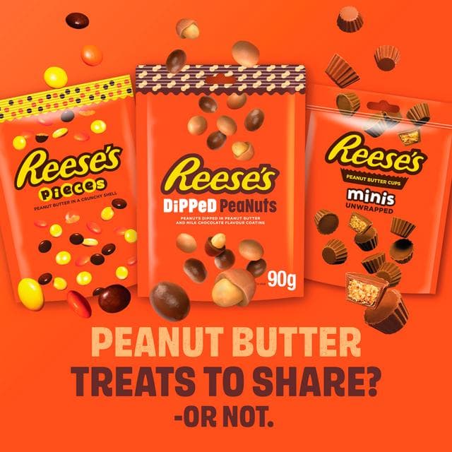 Reese's Pieces Peanut Butter in a Crunchy Shell Pouch 90g - gallery image 2