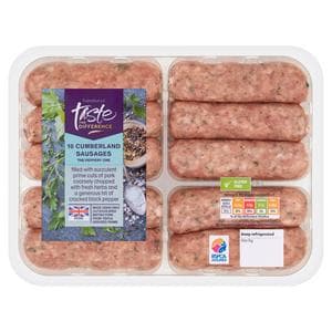 Sainsbury's Cumberland Sausages, Taste the Difference x10 667g