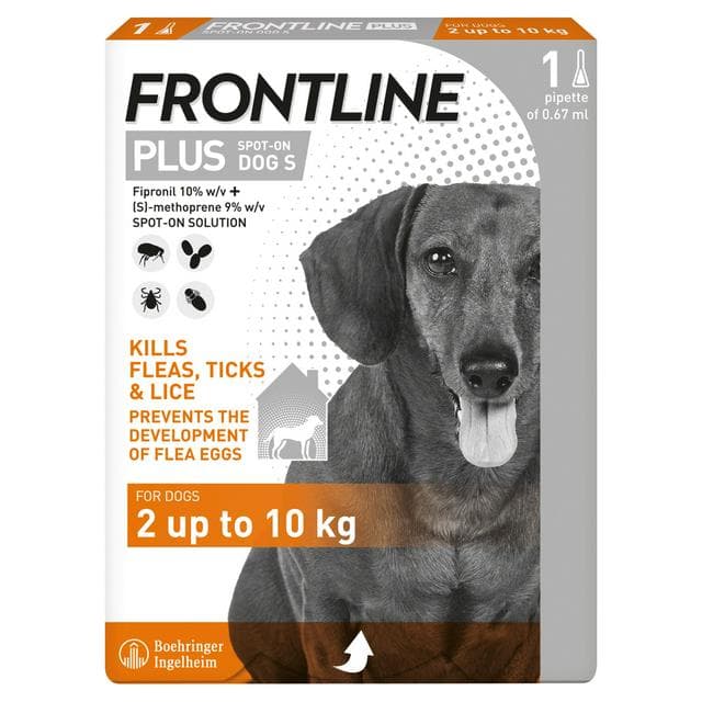 Frontline Plus Flea & Tick Treatment Small Dog 2 up to 10kg x1 - gallery image 1