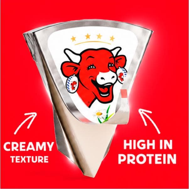 The Laughing Cow Light Blue Cheese Spread Triangles x8 120g - gallery image 2