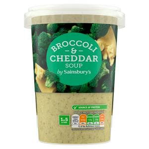 Sainsbury's Broccoli & Cheddar Soup 600g