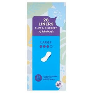 Sainsbury's Liners Large x28