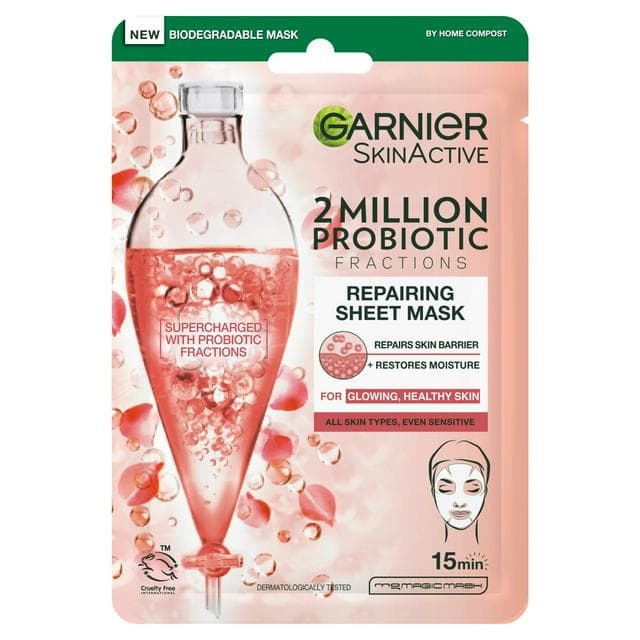 Garnier SkinActive 2 Million Probiotic Fractions Repairing Sheet Mask - gallery image 1