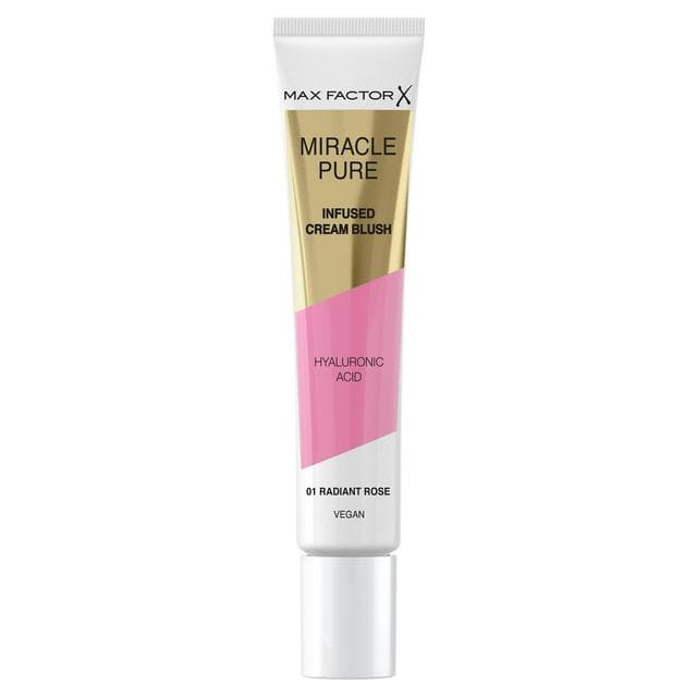 Max Factor Miracle Pure 01 Radiant Rose Moisturising Cream Blush - gallery image 1